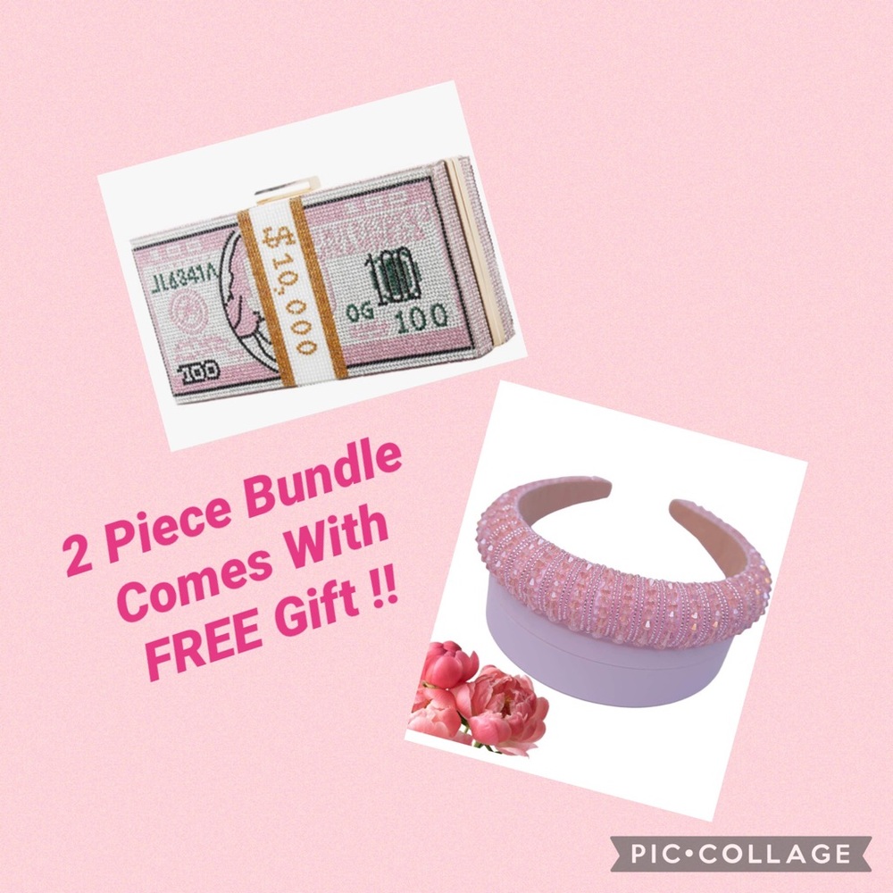 2 Piece Purse & Headband Bundle